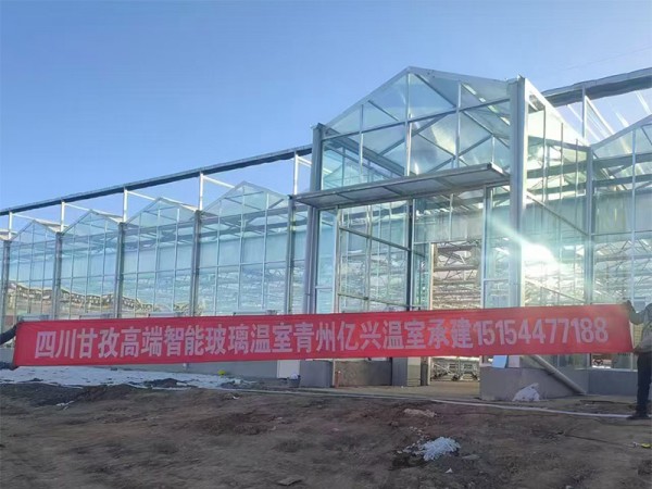 四川甘孜智能玻璃溫室